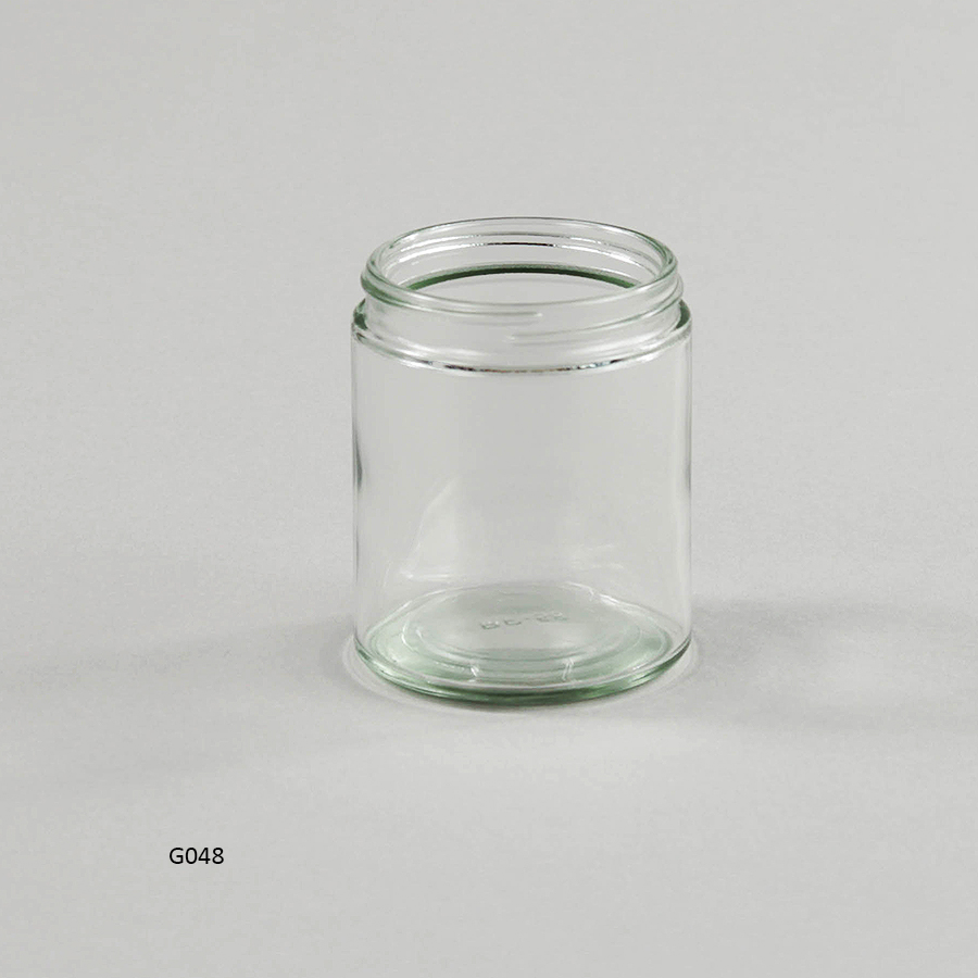 6 Oz Flint Glass Straight Sided Jar 63 400 G048 6757